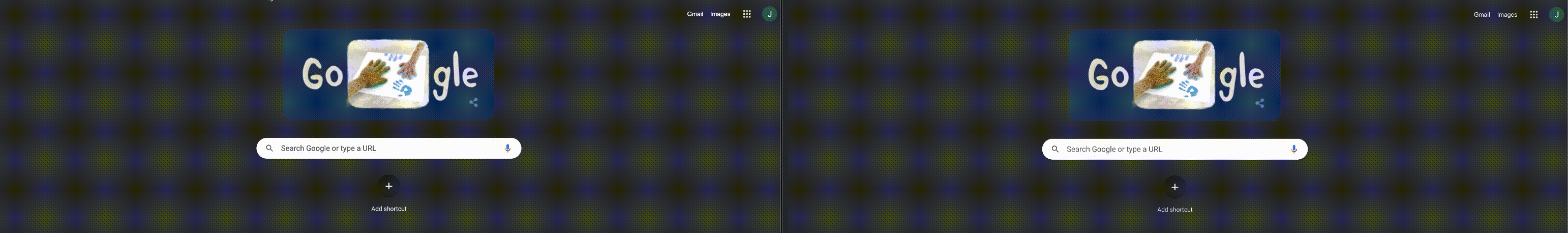 Opening Notion with Chrome (left) vs Mighty (right)